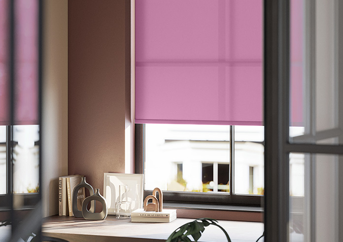 Trapani, Mauve - Roller Blind - Image 5